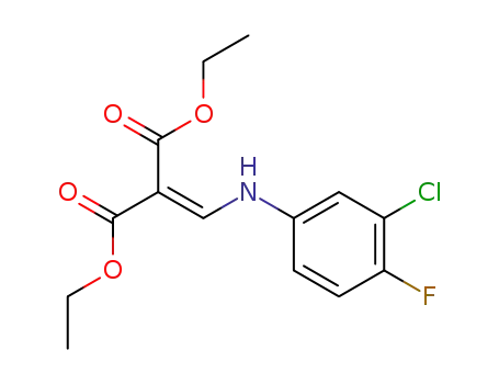 Propanedioic acid,2-[[(3-chloro-4-fluorophenyl)amino]methylene]-, 1,3-diethyl ester