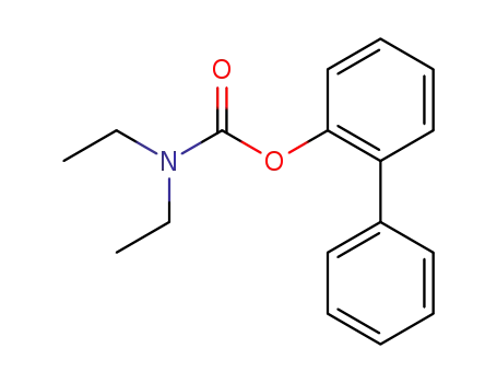 Diethylcarbamic acid, <1,1'-biphenyl>-2-yl ester
