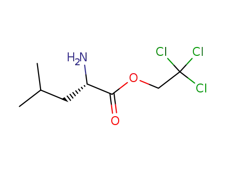 Molecular Structure of 69472-81-7 (L-Leucine, 2,2,2-trichloroethyl ester)