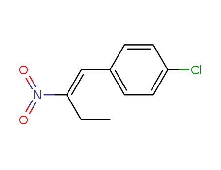 Molecular Structure of 49678-57-1 (Benzene, 1-chloro-4-[(1E)-2-nitro-1-butenyl]-)