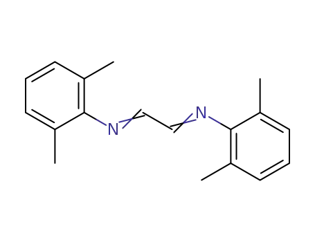 Molecular Structure of 49673-43-0 (Benzenamine, N,N'-1,2-ethanediylidenebis[2,6-dimethyl-)