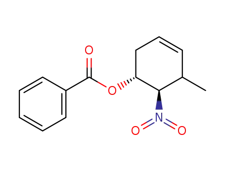 Benzoic acid (1R,6R)-5-methyl-6-nitro-cyclohex-3-enyl ester