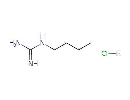 Molecular Structure of 19341-56-1 (butylguanidine monohydrochloride)