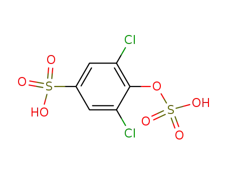 3,5-Dichloro-4-sulfooxy-benzenesulfonic acid