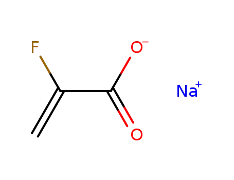 Molecular Structure of 74893-46-2 (2-Propenoic acid, 2-fluoro-, sodiuM salt)