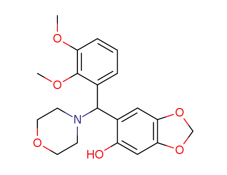 6-((2,3-dimethoxyphenyl)(morpholino)methyl)benzo[d][1,3]dioxol-5-ol