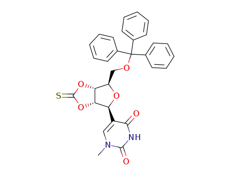 1-Methyl-2',3'-O-(thionocarbonyl)-5'-O-tritylpseudouridine