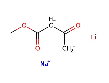 lithium sodium dianion of methyl acetoacetate