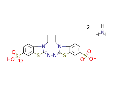 Molecular Structure of 30931-67-0 (Diammonium 2,2'-azino-bis(3-ethylbenzothiazoline-6-sulfonate))