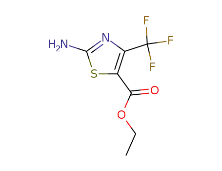 Molecular Structure of 344-72-9 (2-AMINO-4-TRIFLUOROMETHYL-THIAZOLE-5-CARBOXYLIC ACID ETHYL ESTER)