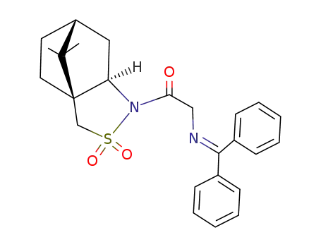 Molecular Structure of 138566-17-3 ((-)-N-(Diphenylmethylene)glycinyl-(2R)-bornane-10,2-sultam)