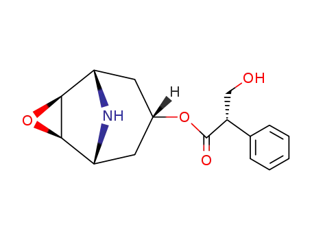[7(S)-(1alpha,.2beta,4beta,5alpha,7beta)]-3-oxa-9-azatricyclo[3.3.1.02,4]non-7-yl (hydroxymethyl)phenylacetate CAS No.4684-28-0