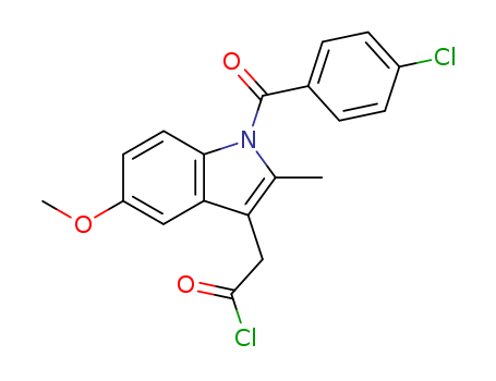 2-[1-(4-chlorobenzoyl)-5-methoxy-2-methyl-indol-3-yl]acetyl chloride
