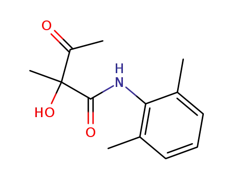Butanamide, N-(2,6-dimethylphenyl)-2-hydroxy-2-methyl-3-oxo-