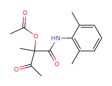 Butanamide, 2-(acetyloxy)-N-(2,6-dimethylphenyl)-2-methyl-3-oxo-