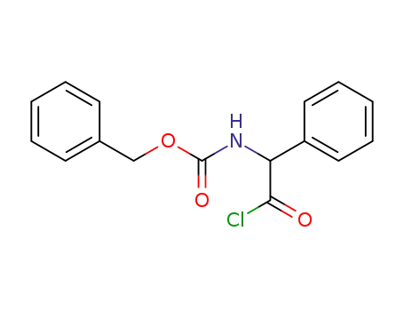 Molecular Structure of 61464-95-7 (Carbamic acid, (2-chloro-2-oxo-1-phenylethyl)-, phenylmethyl ester)
