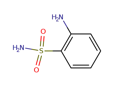Molecular Structure of 3306-62-5 (2-Aminobenzenesulfonamide)