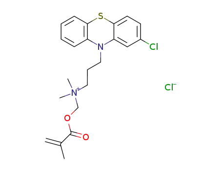 [3-(2-Chloro-phenothiazin-10-yl)-propyl]-dimethyl-(2-methyl-acryloyloxymethyl)-ammonium; chloride