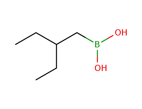 Molecular Structure of 140614-19-3 (Boronic acid, (2-ethylbutyl)-)