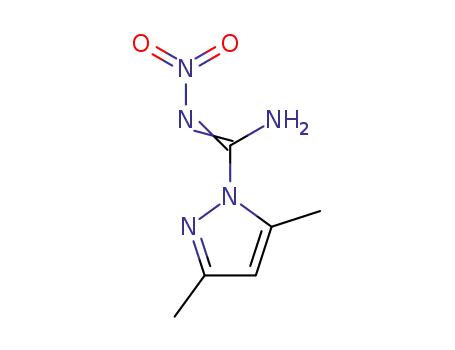 Molecular Structure of 2946-89-6 (1-NITROGUANYL-3,5-DIMETHYL-PYRAZOLE)