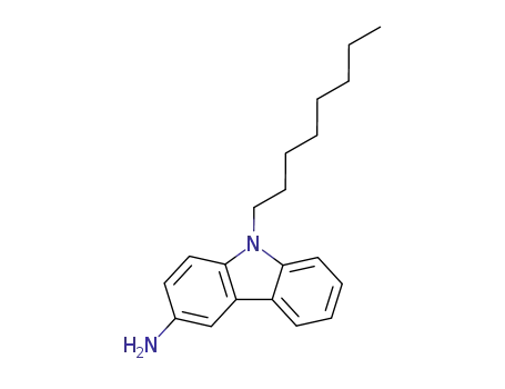Molecular Structure of 116734-94-2 (9H-Carbazol-3-amine, 9-octyl-)