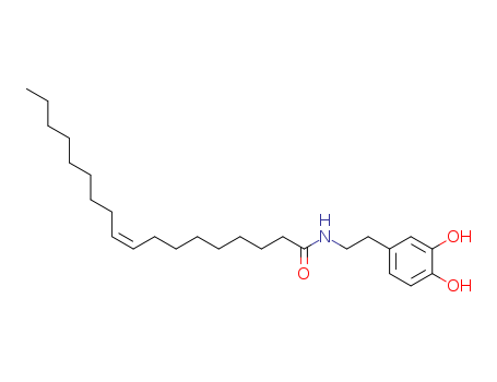 9-Octadecenamide,N-[2-(3,4-dihydroxyphenyl)ethyl]-, (9Z)-