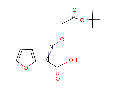2-t-butoxycarbonylmethoxyimino-2-(fur-2-yl)acetic acid