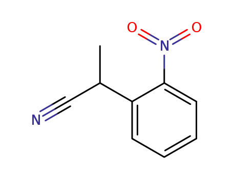 Molecular Structure of 65783-00-8 (Benzeneacetonitrile, a-methyl-2-nitro-)