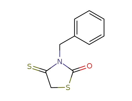 Molecular Structure of 95213-81-3 (2-Thiazolidinone, 3-(phenylmethyl)-4-thioxo-)