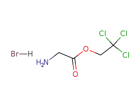Molecular Structure of 40126-72-5 (Glycine, 2,2,2-trichloroethyl ester, hydrobromide)