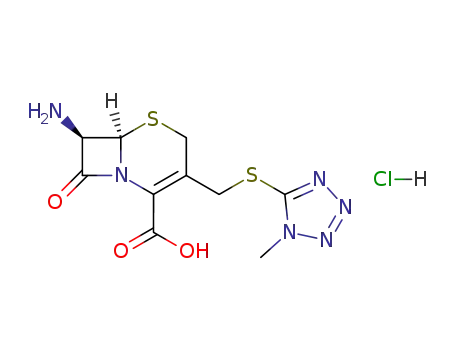 7-amino-3-[[(1-methyl-1H-tetrazol-5-yl)thio]methyl]-3-cephem-4-carboxylic acid hydrochloride