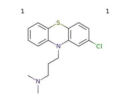 chlorpromazine semiquinone cation radical