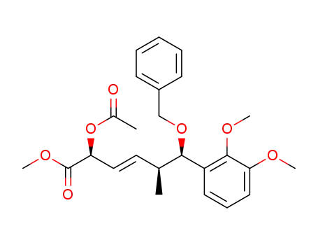 (E)-(2S,5S,6R)-Methyl 2-acetoxy-6-(benzyloxy)-6-(2,3-dimethoxyphenyl)-5-methylhex-3-enoate