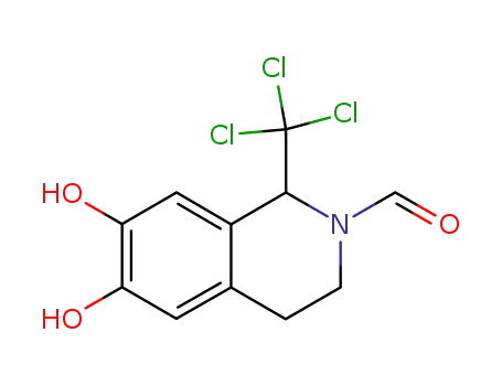 6,7-Dihydroxy-1-trichloromethyl-3,4-dihydro-1H-isoquinoline-2-carbaldehyde