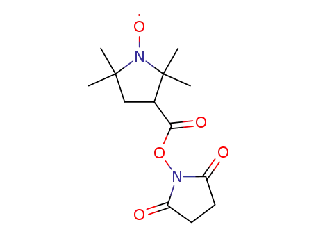 Molecular Structure of 58537-73-8 (succinimidyl-2,2,5,5-tetramethyl-3-pyrroline-1-oxyl-3-carboxylate)