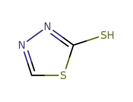 Molecular Structure of 18686-82-3 (2-Mercapto-1,3,4-thiadiazol)