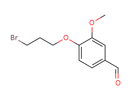 Molecular Structure of 148433-00-5 (4-(3-BROMO-PROPOXY)-3-METHOXY-BENZALDEHYDE)