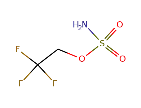 Molecular Structure of 92720-79-1 (Sulfamic acid, 2,2,2-trifluoroethyl ester)