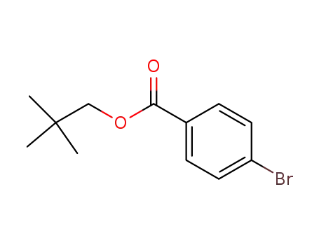 Molecular Structure of 104110-51-2 (Benzoic acid, 4-bromo-, 2,2-dimethylpropyl ester)