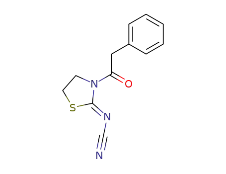 3-Phenylacetyl-thiazolidin-(2Z)-ylidene-cyanamide
