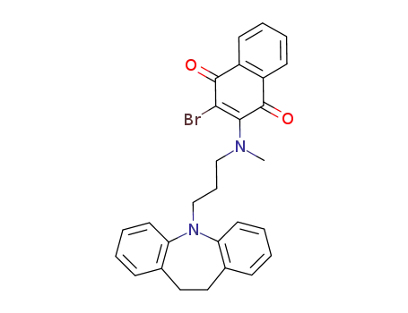 3-Brom-2-azepin-5-yl)-propylamino>-1,4-naphthochinon