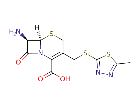 (6R,7R)-7-amino-3-(5-methyl-1,3,4-thiadiazol-2-ylthiomethyl)-8-oxo-5-thia-1-azabicyclo[4.2.0]oct-2-ene-2-carboxylic acid