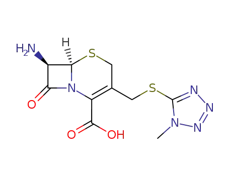 5-Thia-1-azabicyclo[4.2.0]oct-2-ene-2-carboxylicacid, 7-amino-3-[[(1-methyl-1H-tetrazol-5-yl)thio]methyl]-8-oxo-, (6R,7R)-