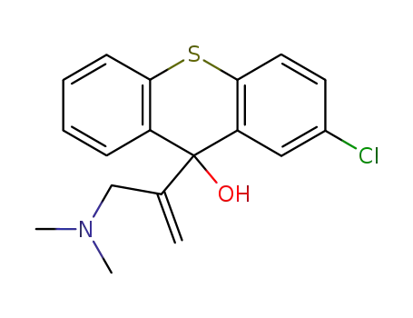 2-Chloro-9-(1-dimethylaminomethyl-vinyl)-9H-thioxanthen-9-ol