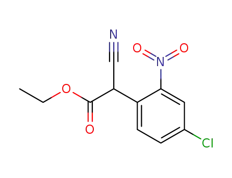 ethyl 2-(4-chloro-2-nitrophenyl)-2-cyanoacetate