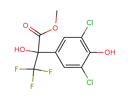 4-(1-hydroxy-1-methoxycarbonyl-2,2,2-trifluoroethyl)-2,6-dichlorophenol