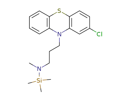 2-chloro-10-<3-N-trimethylsilyl, 3-N-methylaminopropyl> phenothiazine