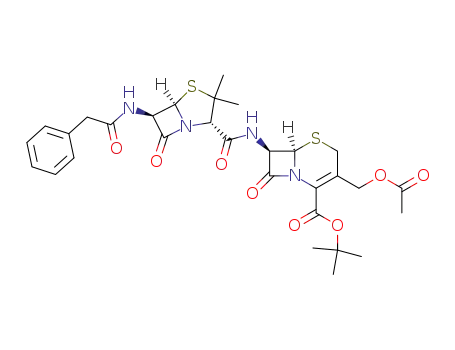 7-(6-phenylacetamidopenicillanamido)cephalosporanic acid t-butyl ester