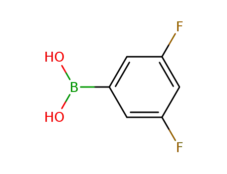 Molecular Structure of 156545-07-2 (3,5-DifluoroPhenylboronic acid)