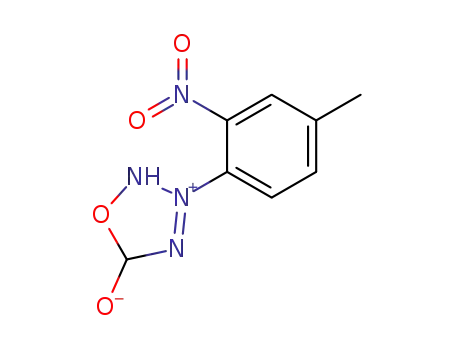 3-(2-nitro-4-methylphenyl)-1,2,3,4-oxatriazolium-5-olate
